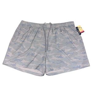 🌟NWT🌟 Blue Mountain Women’s Gray Camo Tech Shorts - Size 2X